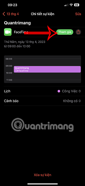 Tham gia vào cuộc hẹn trên FaceTime