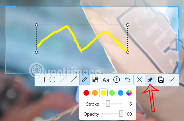Ghim ảnh chụp màn hình bằng Screenshot HD