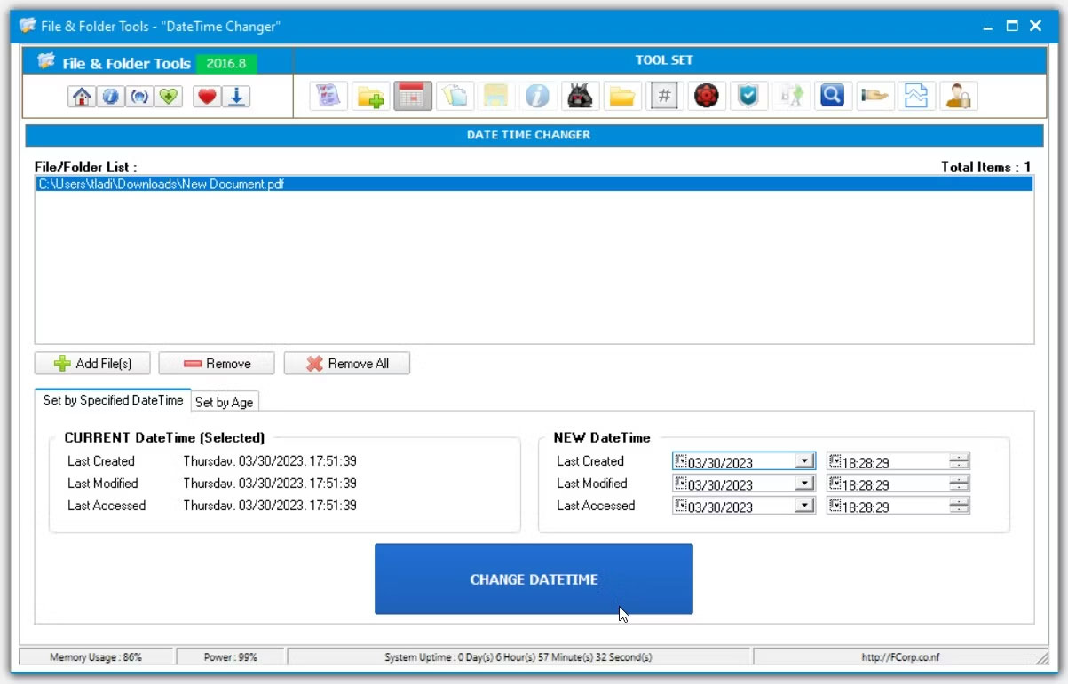 Ứng dụng File & Folder Tools