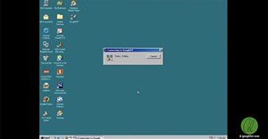 Trải nghiệm Internet Dial-Up với máy tính Windows 98 kết nối với website hiện đại