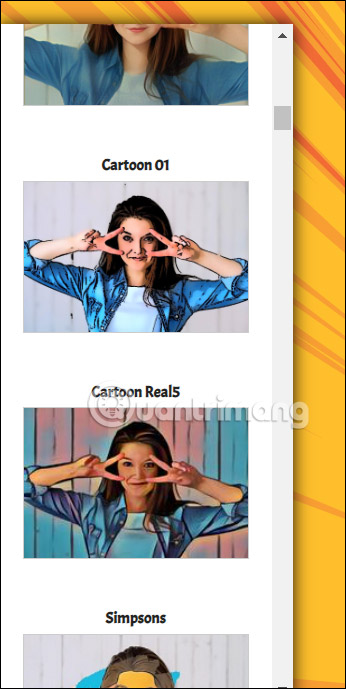 Tải ảnh tranh vẽ trên Photo Cartoon