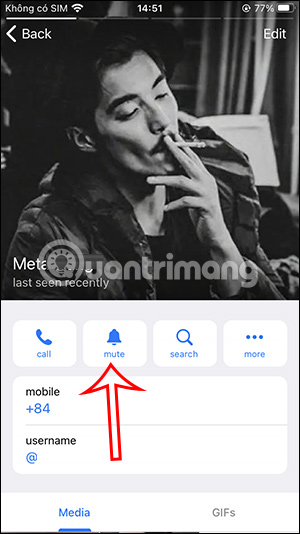 Chỉnh âm báo trên Telegram