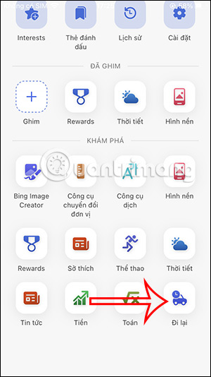 Công cụ bản đồ trên Bing AI