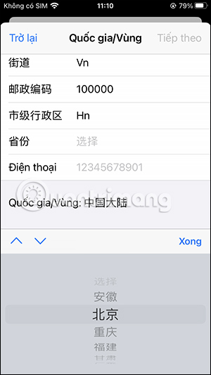Thông tin tài khoản