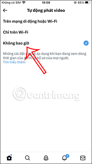 Tắt tự phát video trên Twitter