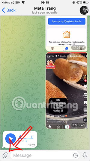 Biểu tượng tệp trên Telegram