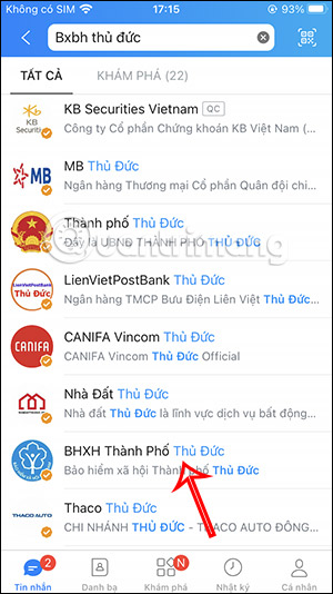 Tìm kiếm cơ quan bảo hiểm