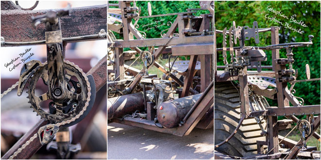 Chiếc xe đạp này có 35 số tiến và 7 số lùi