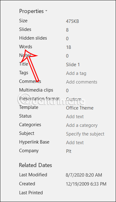 Xem số từ Google Slide trên PowerPoint