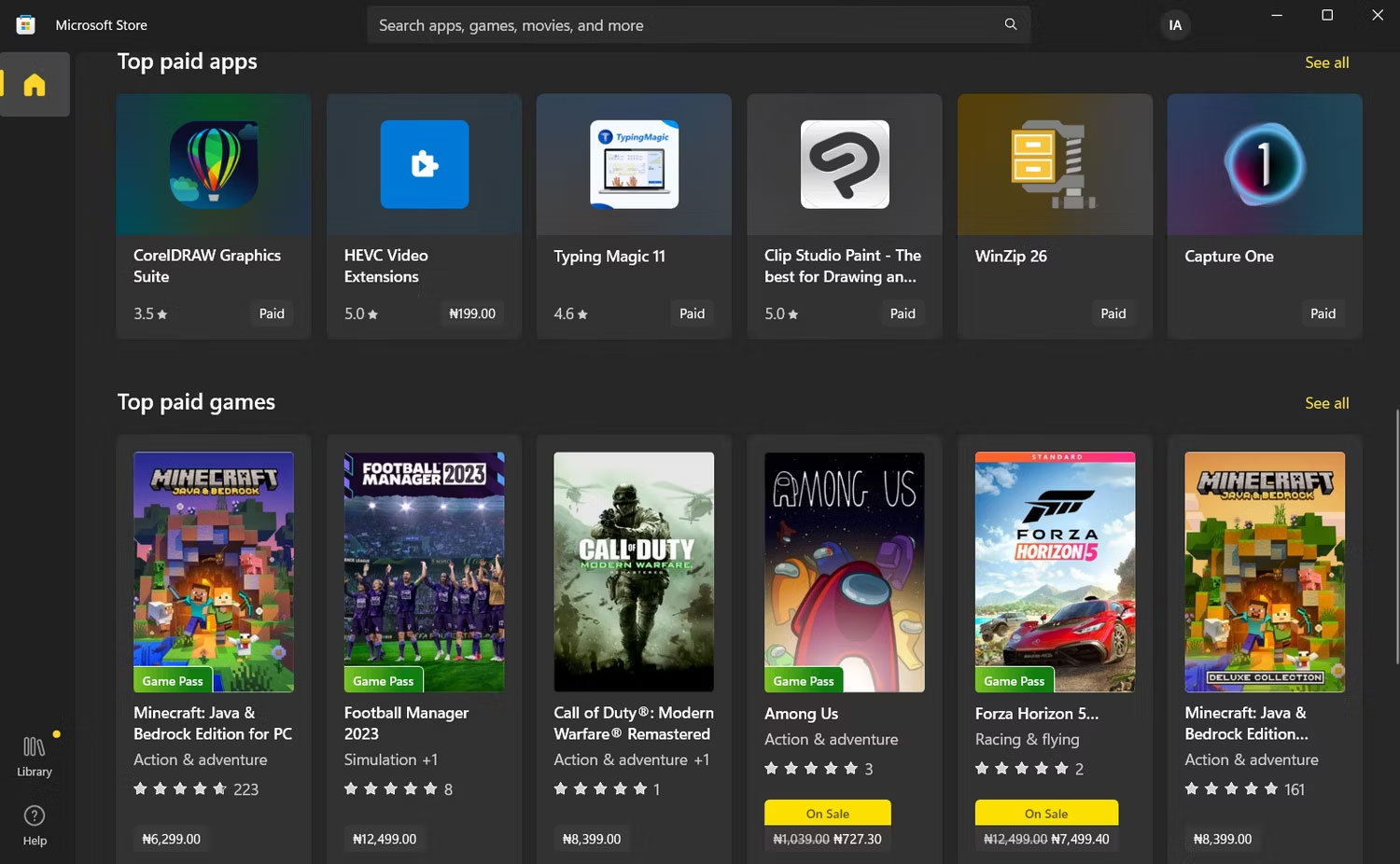 Đề xuất Microsoft Store