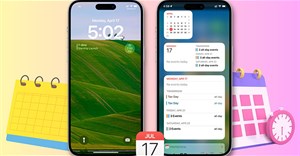 Cách xem lịch sự kiện từ màn hình khóa iPhone