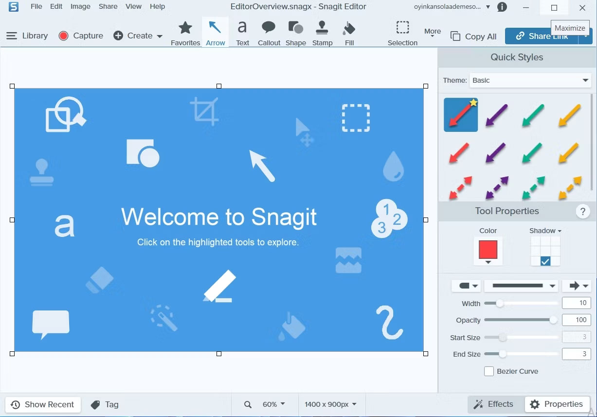Trình chỉnh sửa SnagIt