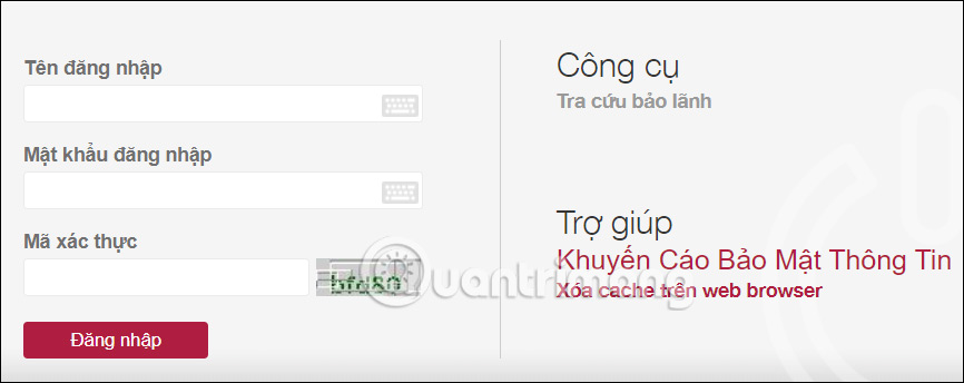 Đăng nhập tài khoản ngân hàng Agribank