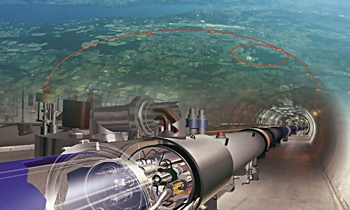 Máy gia tốc FCC nằm ngay bên cạnh LHC. Ảnh: CERN.