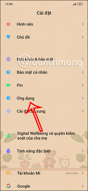 Ứng dụng trên Android