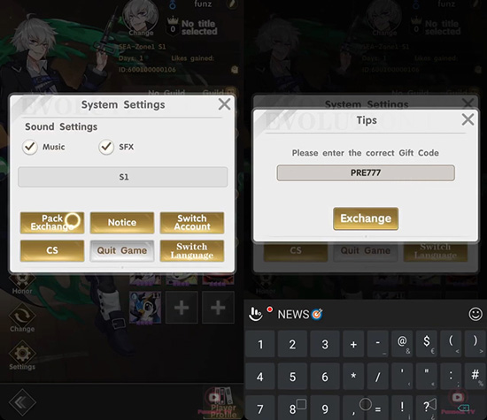 Hướng dẫn nhập code Digital Girls: Idle RPG