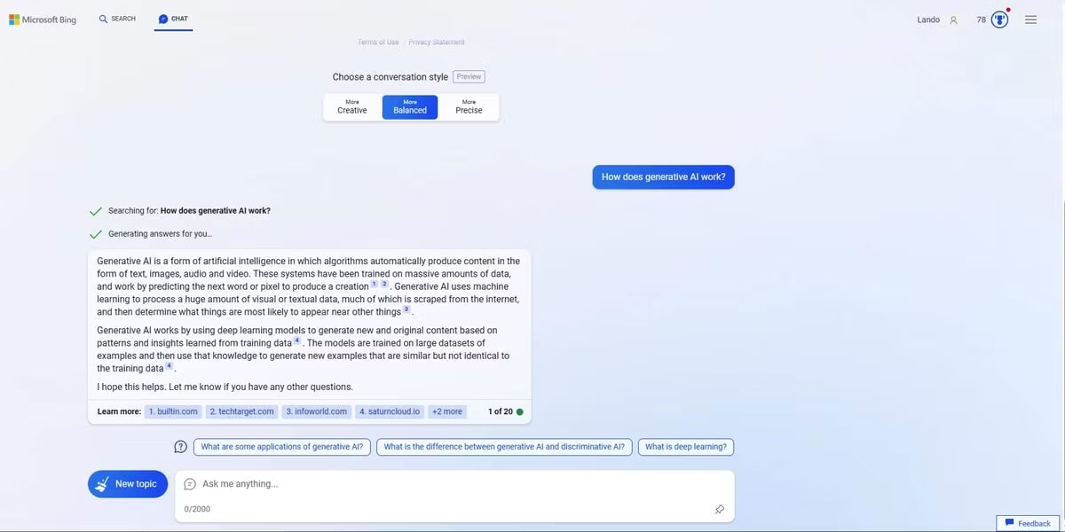 Bing AI