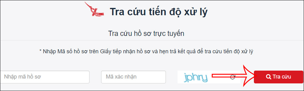 Nhập mã hồ sơ làm hộ chiếu online