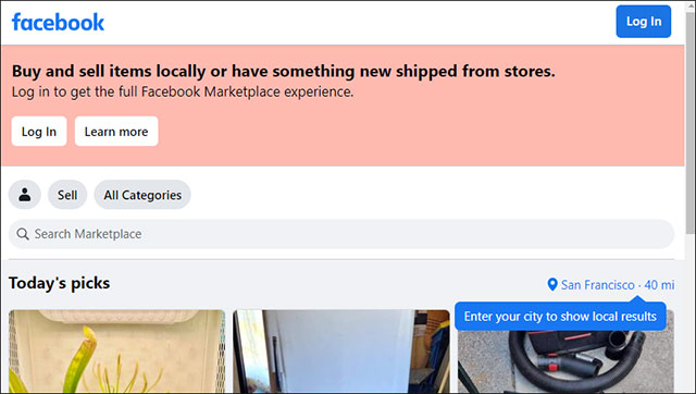Không cần đăng nhập