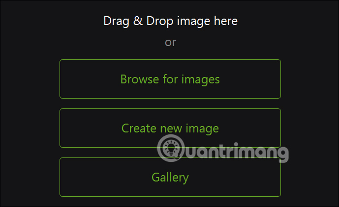 Giao diện trên Icecream Photo Editor