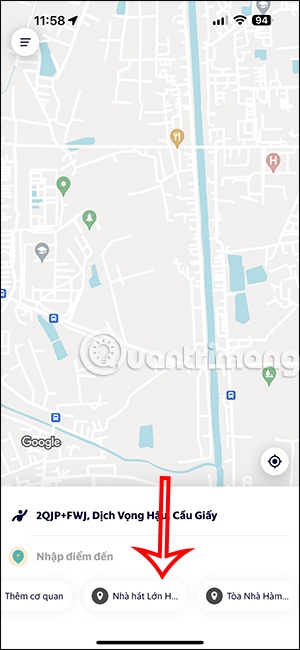 Các địa điểm ưa thích trên Taxi Xanh SM