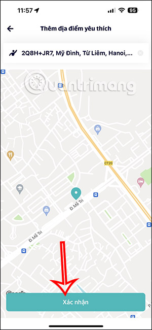 Tìm tọa độ vị trí