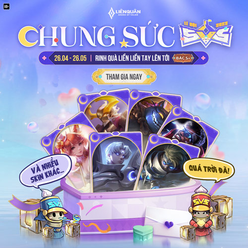 Sự kiện Chung sức rinh quà tại Lễ hội 5v5