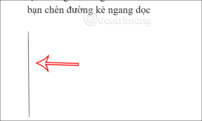 Đường kẻ dọc trong Google Docs
