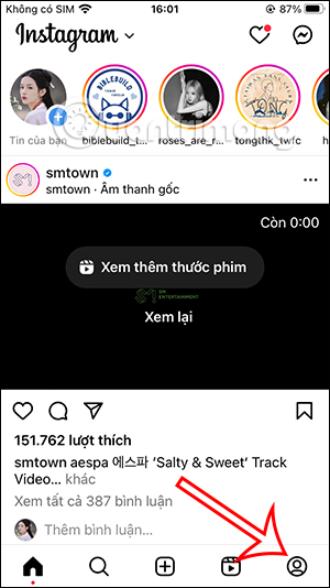 Tài khoản Instagram