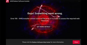 Cách khắc phục lỗi AMD 195 "Software Installer Cannot Continue" trên Windows
