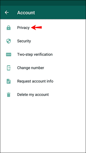Quyền riêng tư trên WhatsApp Android