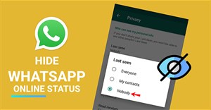 Cách tắt online WhatsApp với tài khoản cụ thể