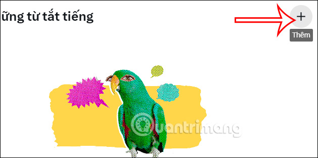 Thêm từ cần chặn trong Twitter PC