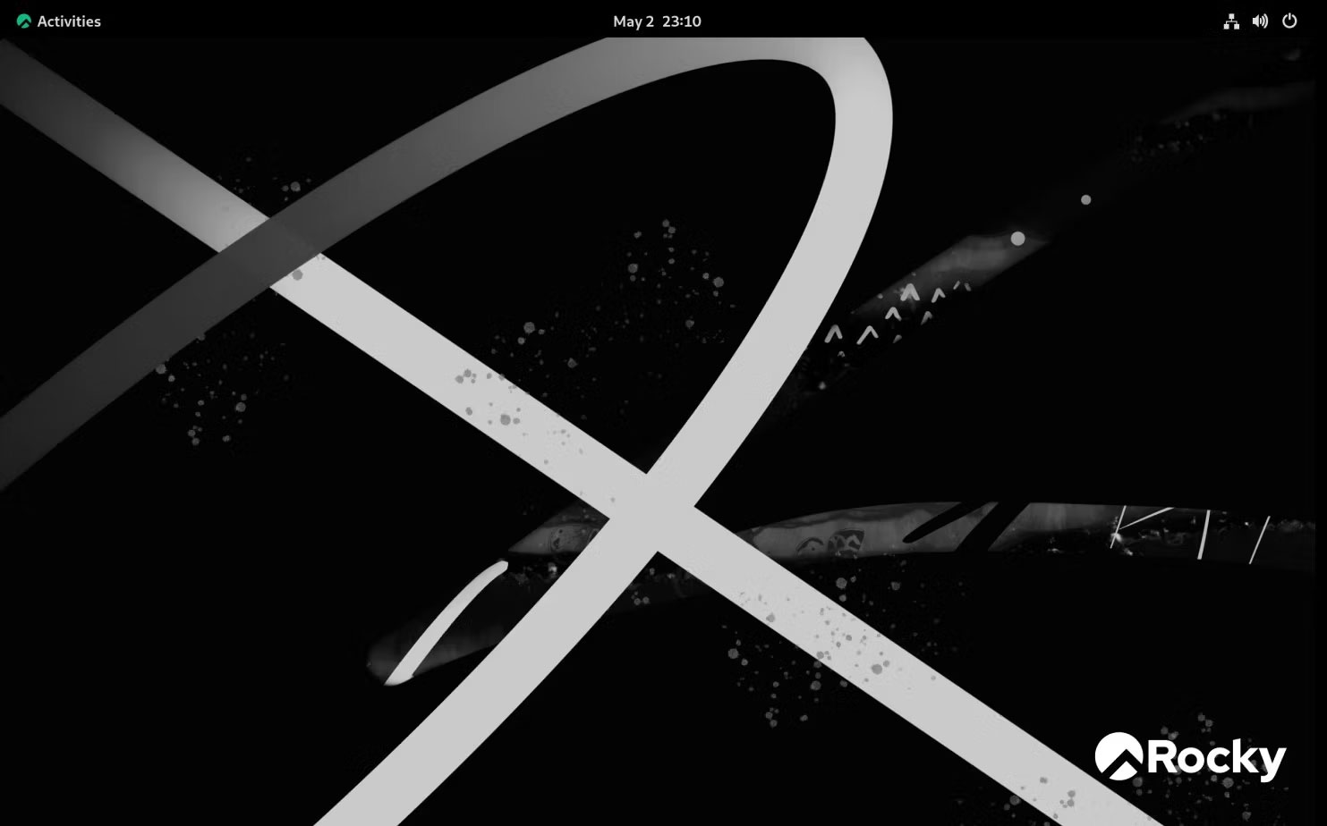 Giao diện desktop Rocky Linux