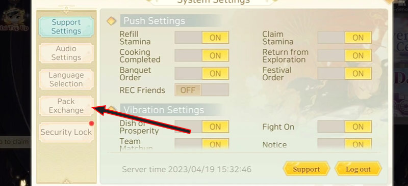tale of food giftcode