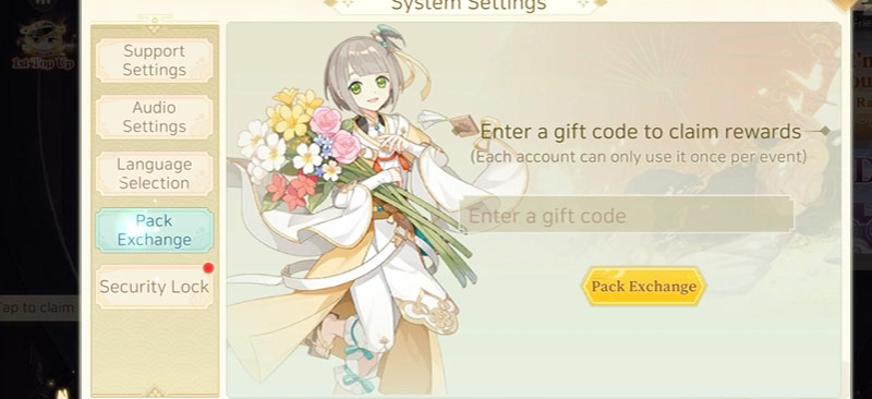code tale of food moi