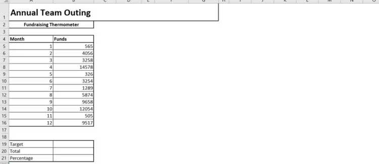 Bảng dữ liệu trong Excel