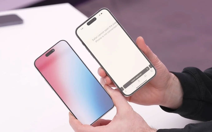 Màn hình iPhone 15 Ultral mỏng hơn