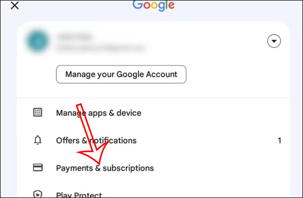 Hủy đăng ký gói Canva Android