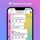 Cách tạo topic nhóm Telegram để thảo luận