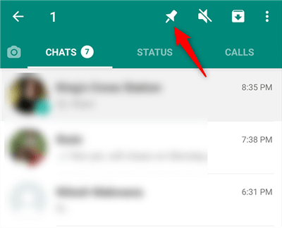 Ghim một cuộc trò chuyện WhatsApp