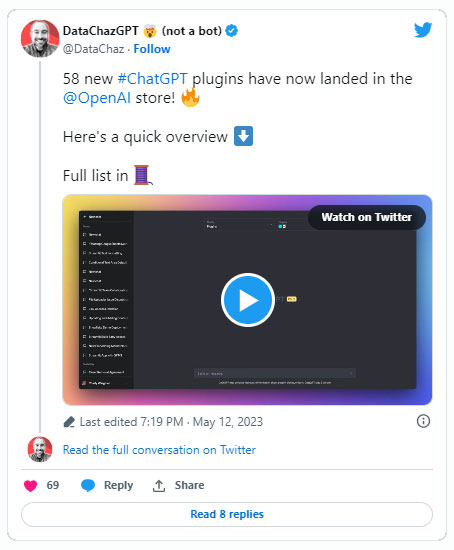 ChatGPT plugins đã có trên OpenAI Store