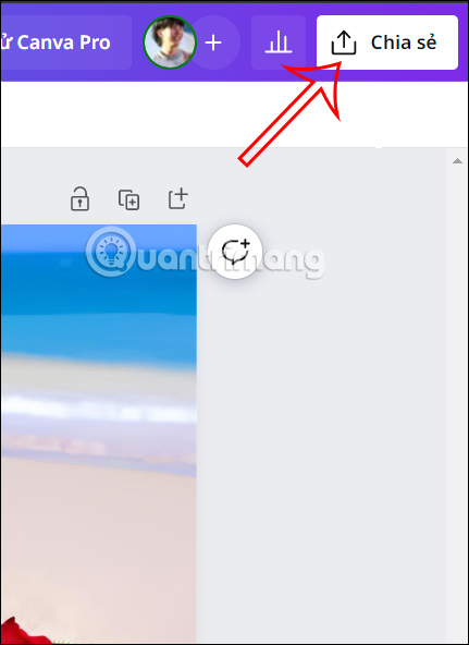 Chia sẻ thiết kế chia sẻ Canva