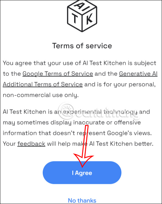 Đồng ý đăng ký MusicLM
