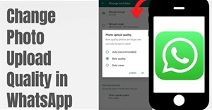 Cách chỉnh chất lượng ảnh gửi trên WhatsApp