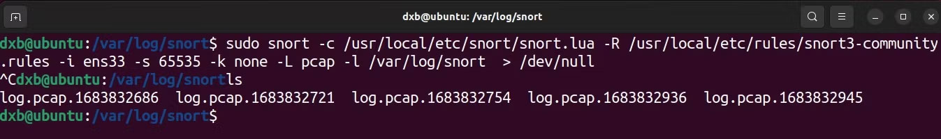 Đăng nhập với Snort