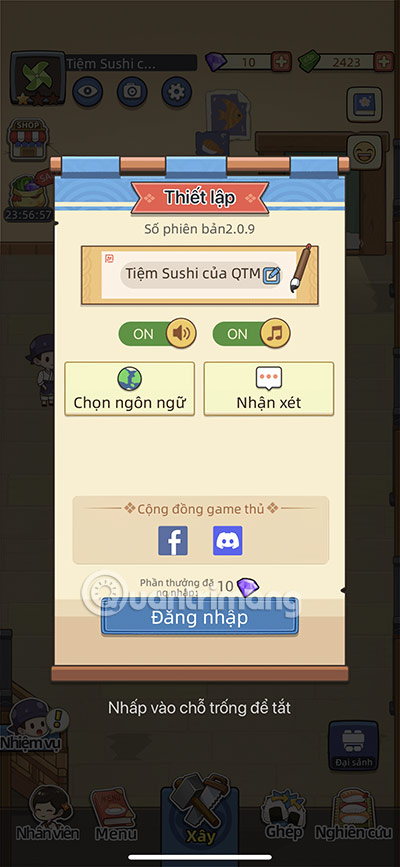 code sushi mo uoc