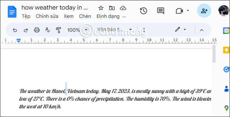 Câu trả lời trên Google Bard