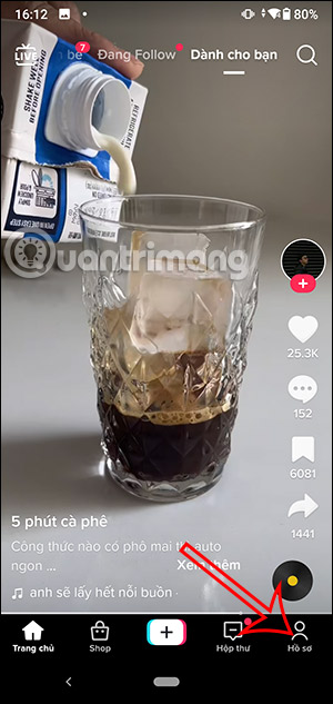 Hồ sơ trên TikTok