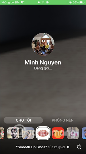 Hiệu ứng gọi video trên Messenger 